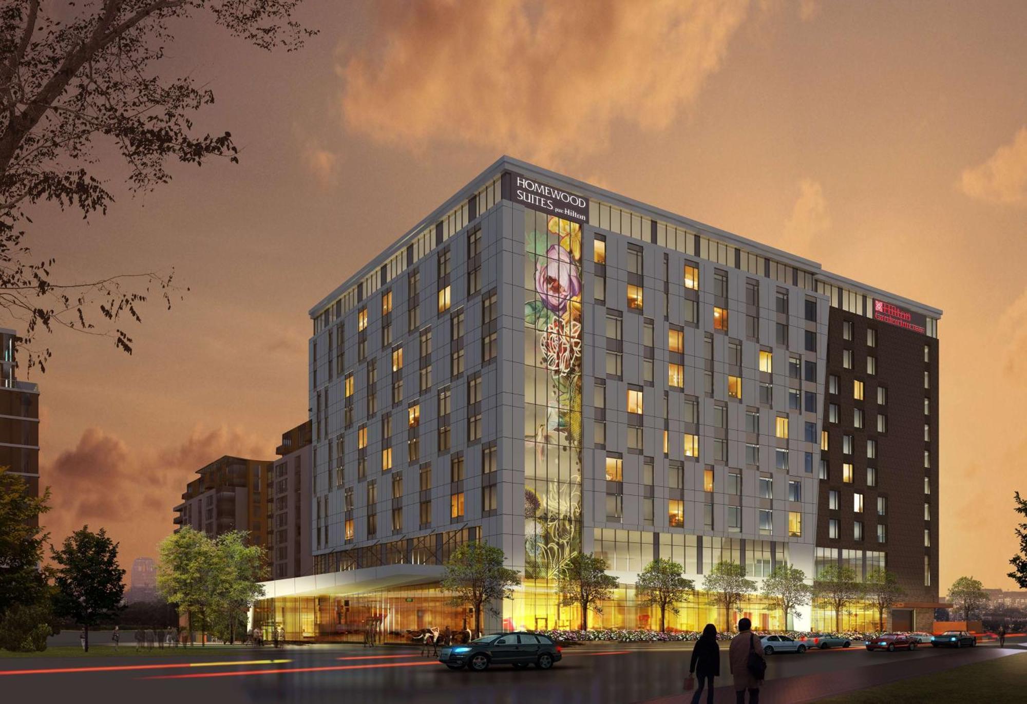 Hilton Garden Inn Montreal Midtown, Quebec, Canada エクステリア 写真